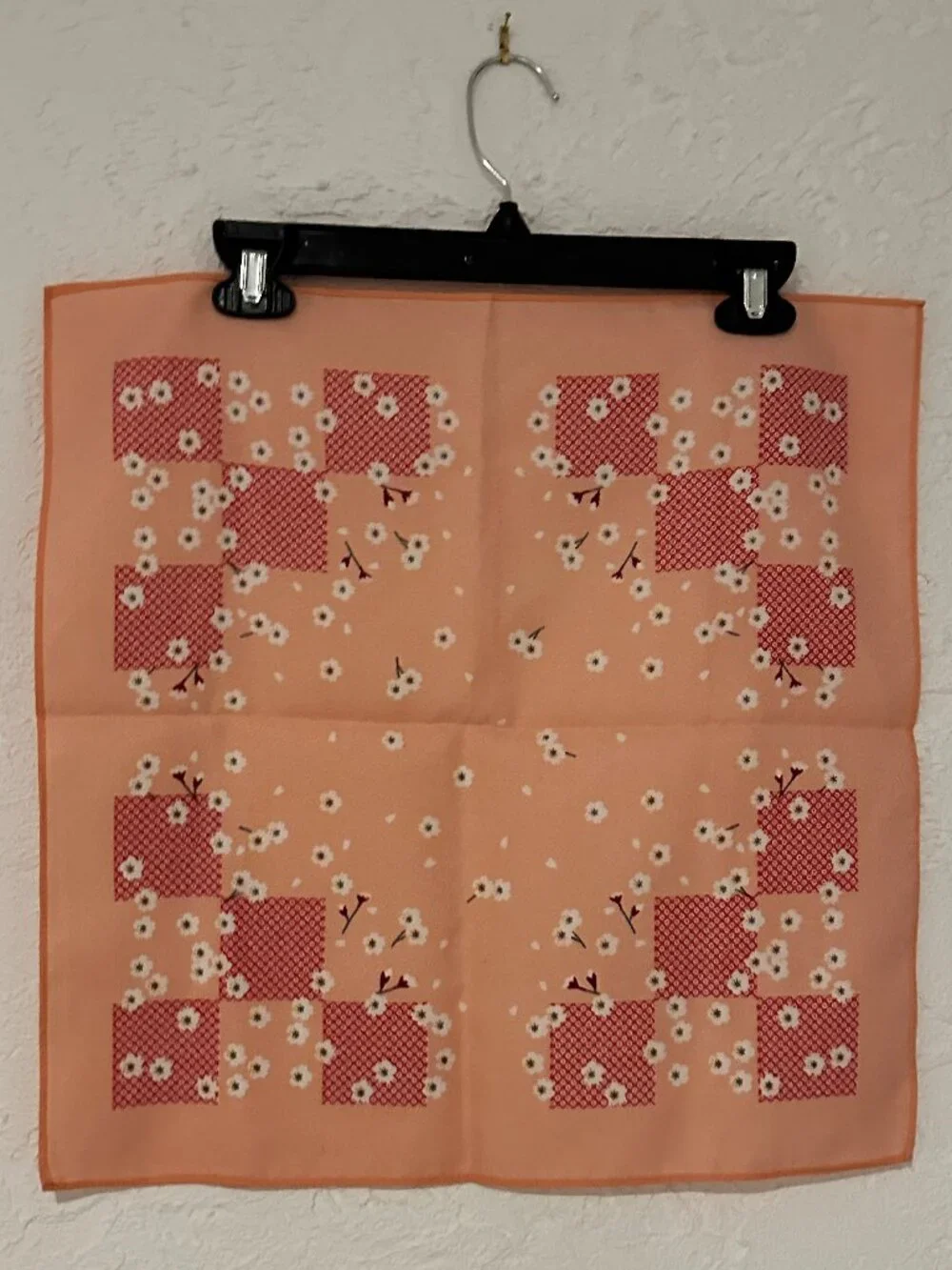 Japanese Furoshiki Bento Wrapping Cloth – Floral Peach 18”